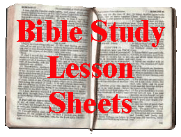 Bible Study Lesson Sheets